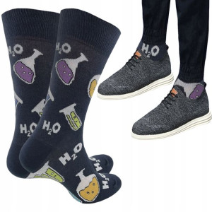 Skarpety Męskie Wola Casual Kropla H2o 39/41