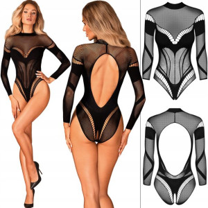 OBSESSIVE B135 Teddy Obłędne Otwarte Body XL/XXL