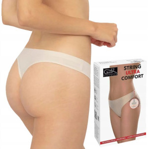 GATTA STRINGI COMFORT, bezszwowe BEŻOWE, L