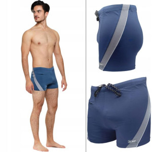 Moraj Kąpielówki Męskie 024 jeans/szary 2XL