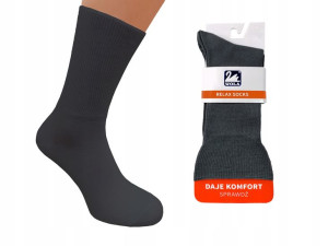 Wola skarpetki bawełniane Relax antracit G80 42-44