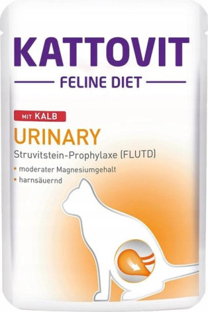 KATTOVIT URINARY saszetka dla kota cielęcina 85g