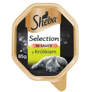 SHEBA Selection karma kotów królik w sosie 85g