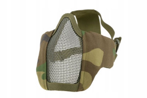 Maska z siatki stalowej - Stalker EVO - Woodland