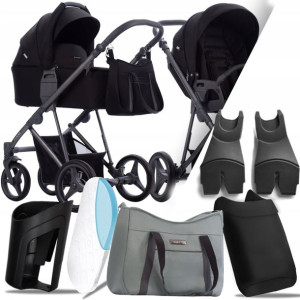 Wózek Bebetto 2w1 Flavio 10 I + Adaptery Cybex Mc