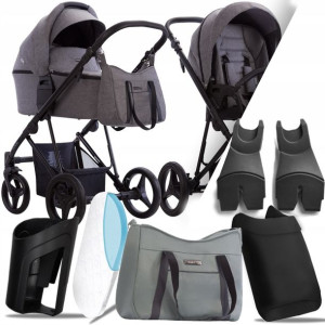 Wózek Bebetto 2w1 Flavio 11 I + Adaptery Cybex Mc