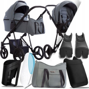 Wózek Bebetto 2w1 Flavio 13 I + Adaptery Cybex Mc