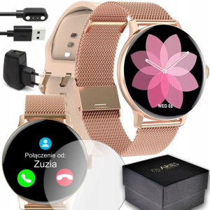 SmartWatch DAMSKI EKG ciśnieniomierz POLSKI BT5.0 DT2