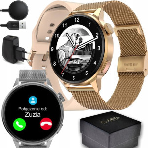 Zegarek Damski SmartWatch Rozmowy EKG 390p 2 paski DT4