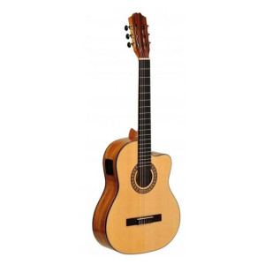 Ever Play Taiki Zebrano Ceq Gitara E-klasyczna 4/4