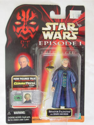 Figurka Star Wars - Senator Palpatine + CommTech Chip