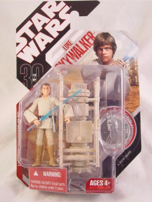Figurka Star Wars 30th Anniversary Collection - Luke Skywalker + moneta