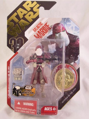 Figurka Star Wars 30th Anniversary Collection - Galactic Marine + moneta