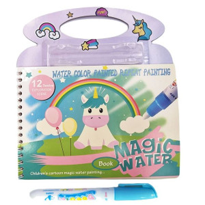 Kolorowanka Wodna Jednorożce + Magiczny Flamaster
