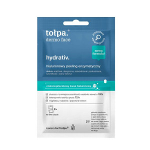 TOŁPA Hialuronowy peeling enzymatyczny dermo face hydrativ 2x6 ml