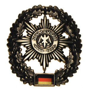 METALOWA PRZYPINKA NA BERET ,,polowy łowca"