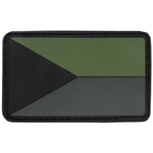 Naszywka z rzepem Republika Czeska 8 x 5 cm olive