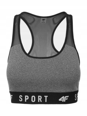 Stanik sportowy H4Z22 STAD350 szary r. M