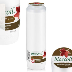 22cm Wkład olejowy do zniczy bioecoil 8dni ECO8