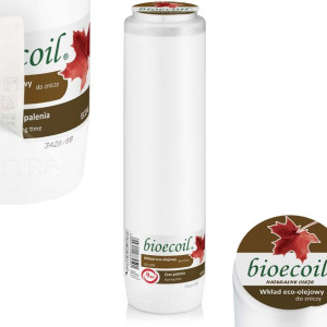 24cm Wkład olejowy do zniczy bioecoil 9dni ECO9