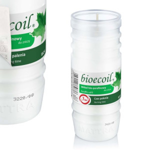 14cm Wkład parafinowy do zniczy bioecoil 3dni BIO3