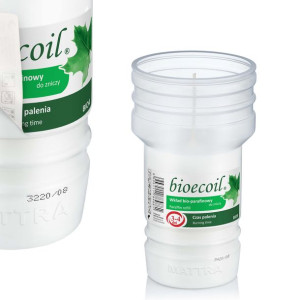 15cm Wkład parafinowy do zniczy bioecoil 4dni BIO8
