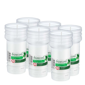 17cm Wkłady do zniczy parafinowe 5dni BIO9 (6szt)
