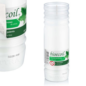 19cm Wkład parafinowy do zniczy bioecoil 5dni BIO6
