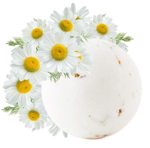 Duża Musująca Kula Do Kąpieli Rumianek Domowe Spa 125g
