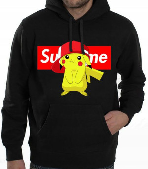 Bluza Męska Z Kapturem Pikachu Pokemon Go S Y5