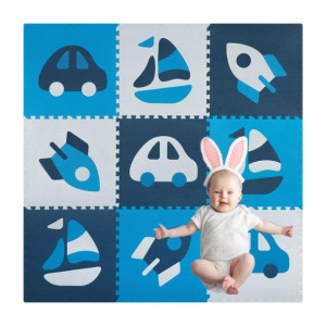 Gruba Mata Piankowa Puzzle Edukacyjne 180x180cm + Gratis
