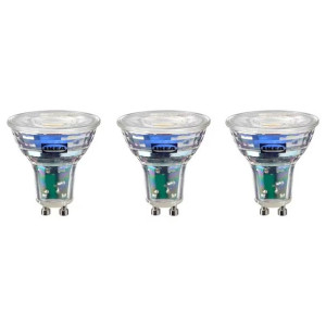 IKEA SOLHETTA Żarówka LED GU10 345 lumenów, 4000 Kelwin
