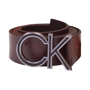 Pasek do spodni męski skórzany Calvin Klein Brązowy