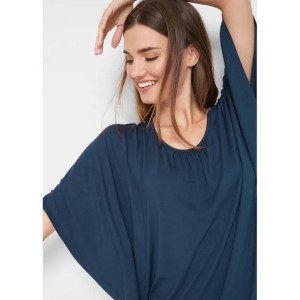 Granatowa Bluzka Oversize 52-54 953944
