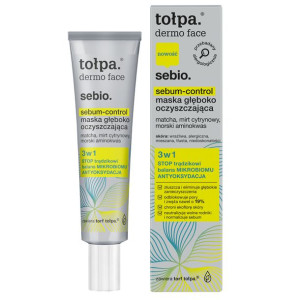 TOŁPA Sebum-control maska głęboko oczyszczająca do twarzy 40 ml