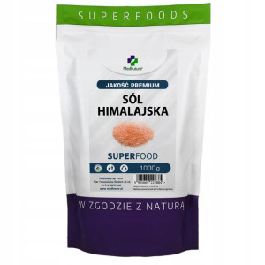 Sól himalajska gruboziarnista różowa1000 g