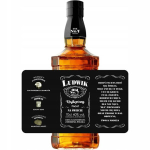 Etykieta Na Alkohol Jack Daniels Kawalerski Y2