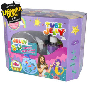 Zestaw Tubi Jelly 8 Kolorów + Duże Akwarium – Syrenka