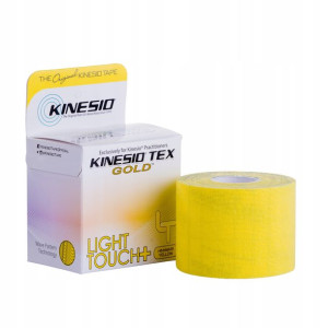 Taśma Kinesio Tex Gold LIGHT TOUCH + Żółty