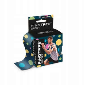 PINOTAPE 5cmx5m- wodoodporne, mocne tejp - Kropki