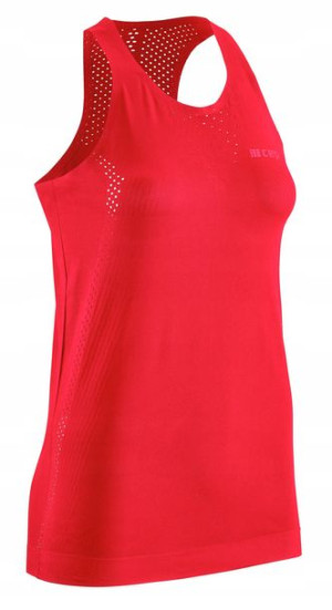CEP Tank Top do biegania damski S Różowy
