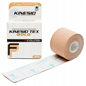 Taśma Kinesio Tex Gold FP 5cmx5m tejp Beżowy