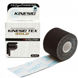 Taśma Kinesio Tex Gold FP 5cm x 5m tejp Czarny