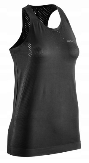 CEP Tank Top do biegania damski M Czarny