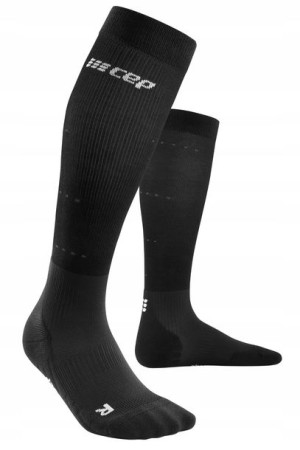 CEP Skarpety kompresja Infrared męskie XL Czarny