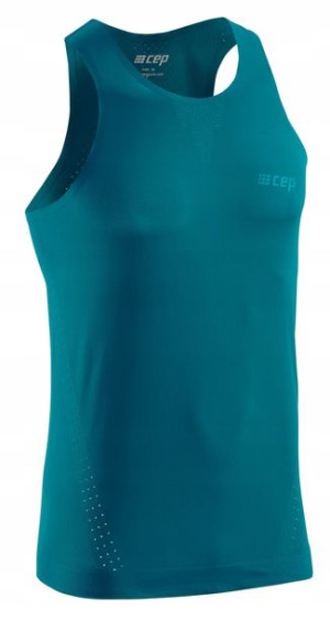 CEP Tank Top do biegania męski M Niebieski