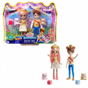 EnchanTimals - Królewskie Lalki Braylee i Bannon Bear Niedźwiadki