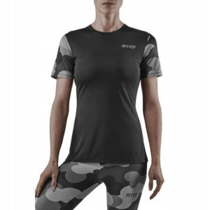 CEP Sportowa koszulka damska Camocloud M Czarny