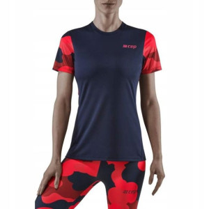 CEP Sportowa koszulka damska Camocloud XS Granat
