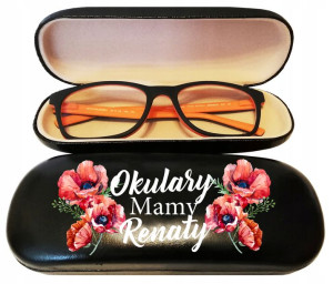 Etui Okulary Czarne Dzień Mamy Matki Prezent Y3